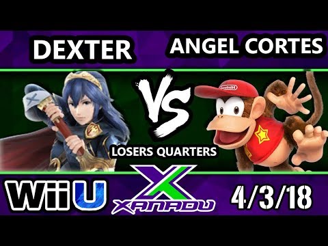 S@X 244 Smash 4 - Dexter (Lucina) Vs. Angel Cortes (Diddy Kong) - Wii U Losers Quarters