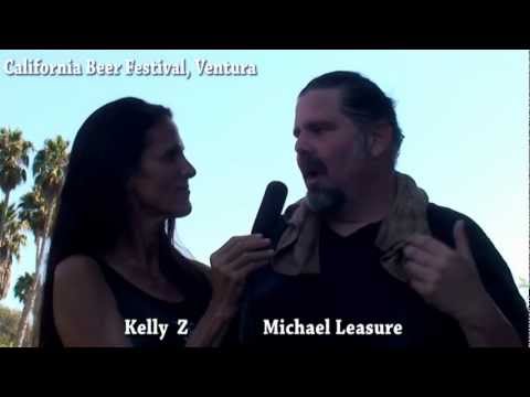 Michael Leasure Chats With Kelly Z @ The California Beer Festival