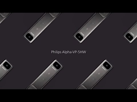 Электронный замок Philips Alpha-VP-5HWS с видеонаблюдением