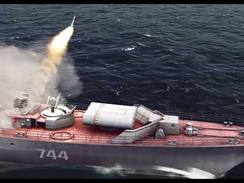 SA-N-4 launch from a Krivak