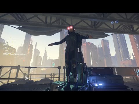 video game woman asserts her dominance | Star Citizen