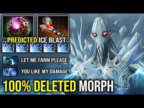 100% PREDICTED ICE BLAST Deleted Morphling From Offlane | EZ Zero Farm Allowed with Carry AA DotA 2