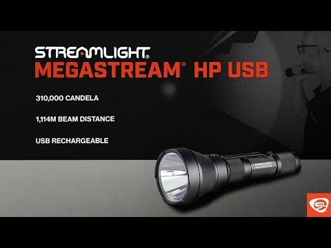 Streamlight® MegaStream® HP USB: High-Candela Rechargeable Flashlight