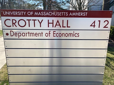 2021 UMass-Amherst, Economics Department Virtual Graduation.  May 15, 2021