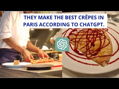 As melhores creperias de Paris para ChatGPT