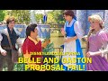 Gaston PROPOSES To Belle And He FAILS Miserably Featuring Rapunzel And Flynn Disneyland Disney