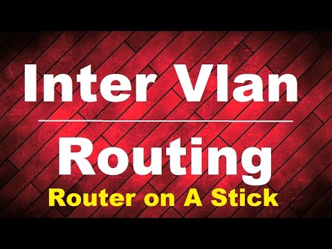 Router on a stick Intervlan Routing
