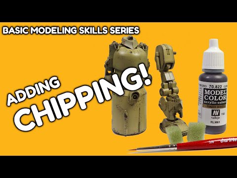 Basic Modeling Skills - Adding  Chipping To Your Scale Models