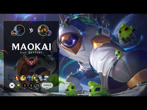 Maokai Support vs Nautilus - KR Grandmaster Patch 12.12
