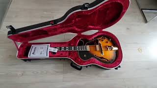 Video thumbnail for Unboxing Ibanez GB10SE-BS Signature hollowbody electric guitar of George Benson by Dominyka Mauliūtė