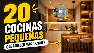 😱 20 Cocinas Pequeñas que Parecen Mucho Más Grandes