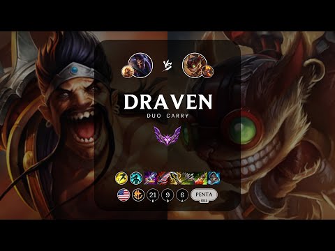 Draven ADC vs Ziggs - NA Master Patch 13.17