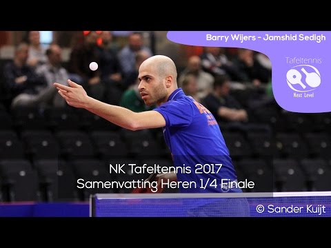 Barry Wijers - Jamshid Sedigh | NK Tafeltennis 2017 Heren 1/4 Finale