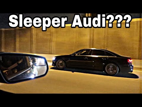Supercharged Audi A6 challenges my 5.0 mustang GT!!