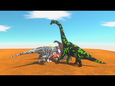 T-REX SPIDERMAN   SUPERMAN   CAPTAIN AMERICA  VS ALL UNITS -  Animal Revolt Battle Simulator ARBS