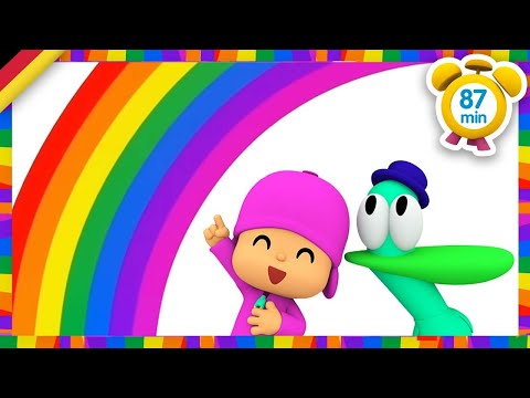 🌈 POCOYO DEUTSCH - Wenns zum regenbogen geht [ 87 minuten ] | CARTOONS und SERIEN für KINDER