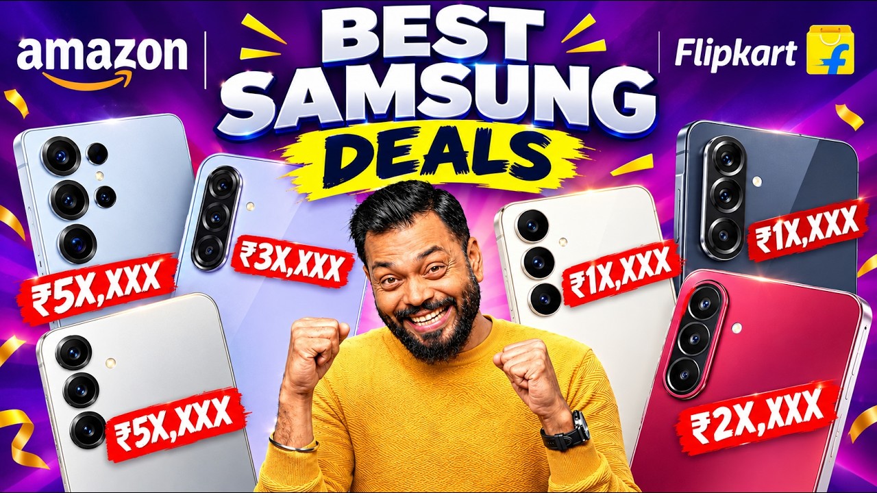 8+ Crazy Samsung Deals You Should Not Miss ⚡ Ft. Flipkart BBD & Amazon GIF Sale