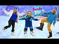 PATINES DE NIEVE Nuevo Deporte En FamilyTube