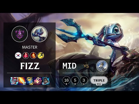Fizz Mid vs Galio - KR Master Patch 10.25