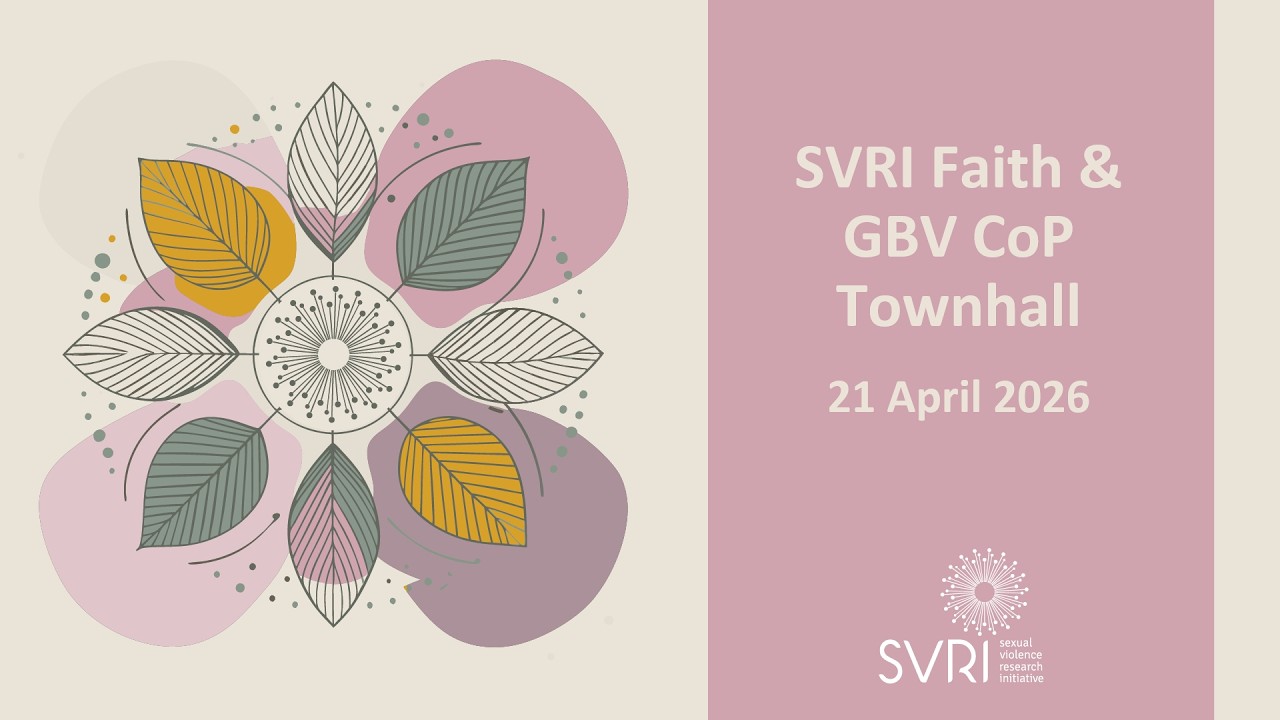 SVRI Faith & GBV Cop Townhall