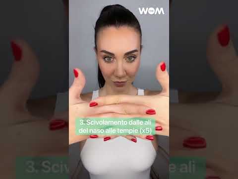 Massaggio per naso congestionato #shorts