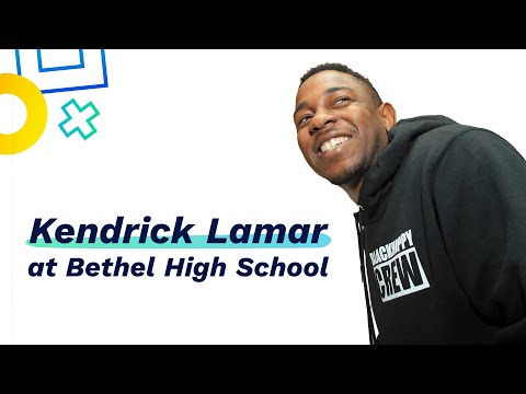 Kendrick Lamar Teaches and Flows with Students at Bethel High School
