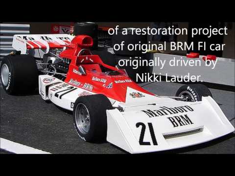 F1 BRM car signwriting