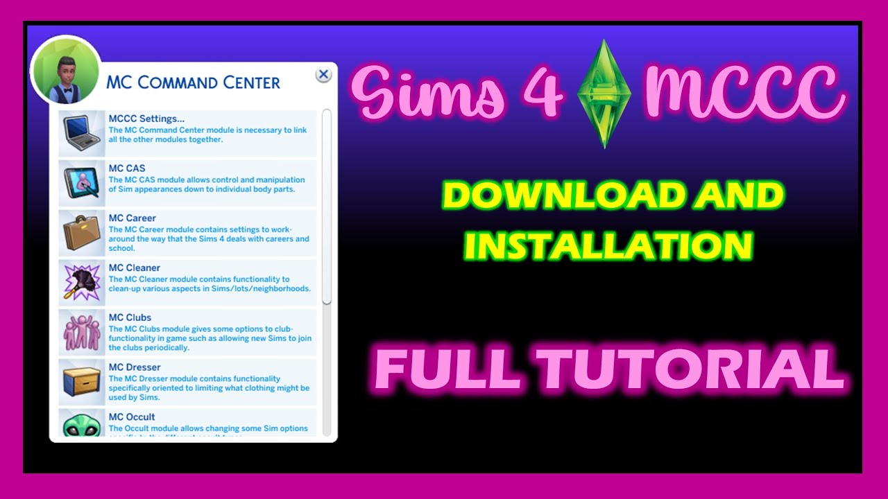 How to Install MCCC (works in 2025!!) | Sims 4 Tutorials