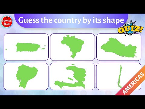Guess the Country Shape Quiz | Americas
