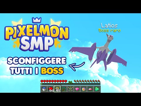 Come battere OGNI BOSS nella Pixelmon SMP
