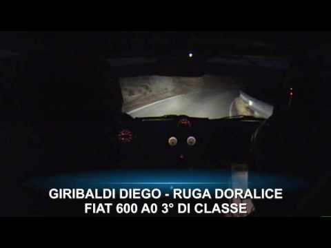 Camera Car Rally Riviera Ligure Giribaldi-Ruga Fiat 600 A0 3° di classe