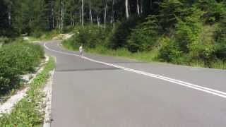 preview picture of video 'Pista Biatlon Rasnov- Longboard.'