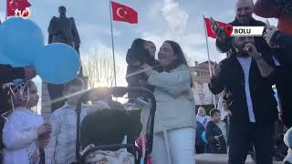 Rüzgar Bebek İçin Yüzlerce Mavi Balon Gökyüzüne Bırakıldı