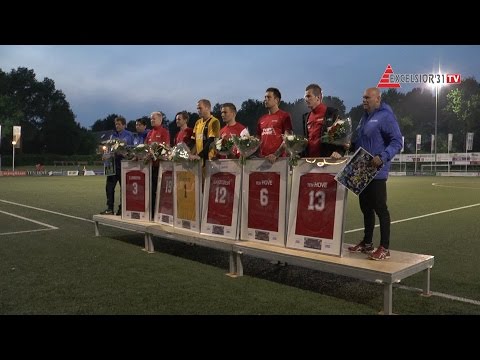 Afscheid vertrekkende spelers en technische staf Excelsior'31 1 2014/2015