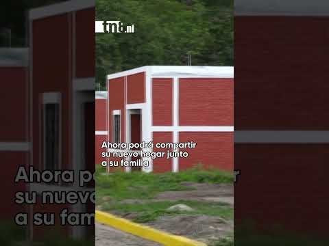 Viviendas nuevas para familias en Yalagüina