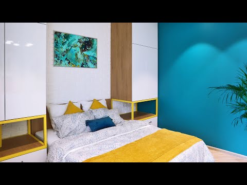 Interior project Turquoise delight / Apartment for newlyweds / Inspiret by the sea