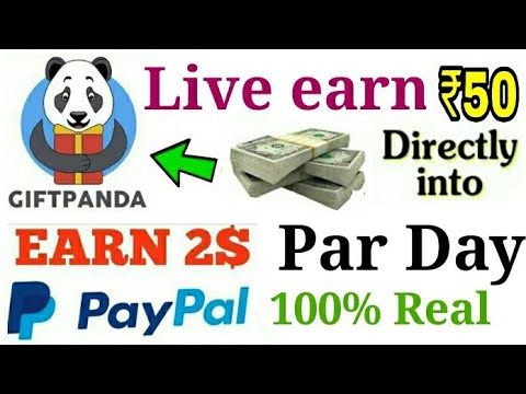 Giftpanda app par day eran =2$ & refer & Earn live earning proof धामाका हौगा Video