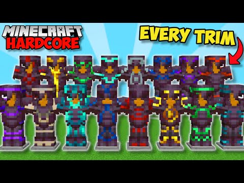 Farzy - I Found EVERY ARMOR TRIM in Minecraft 1.20 Hardcore (#82)