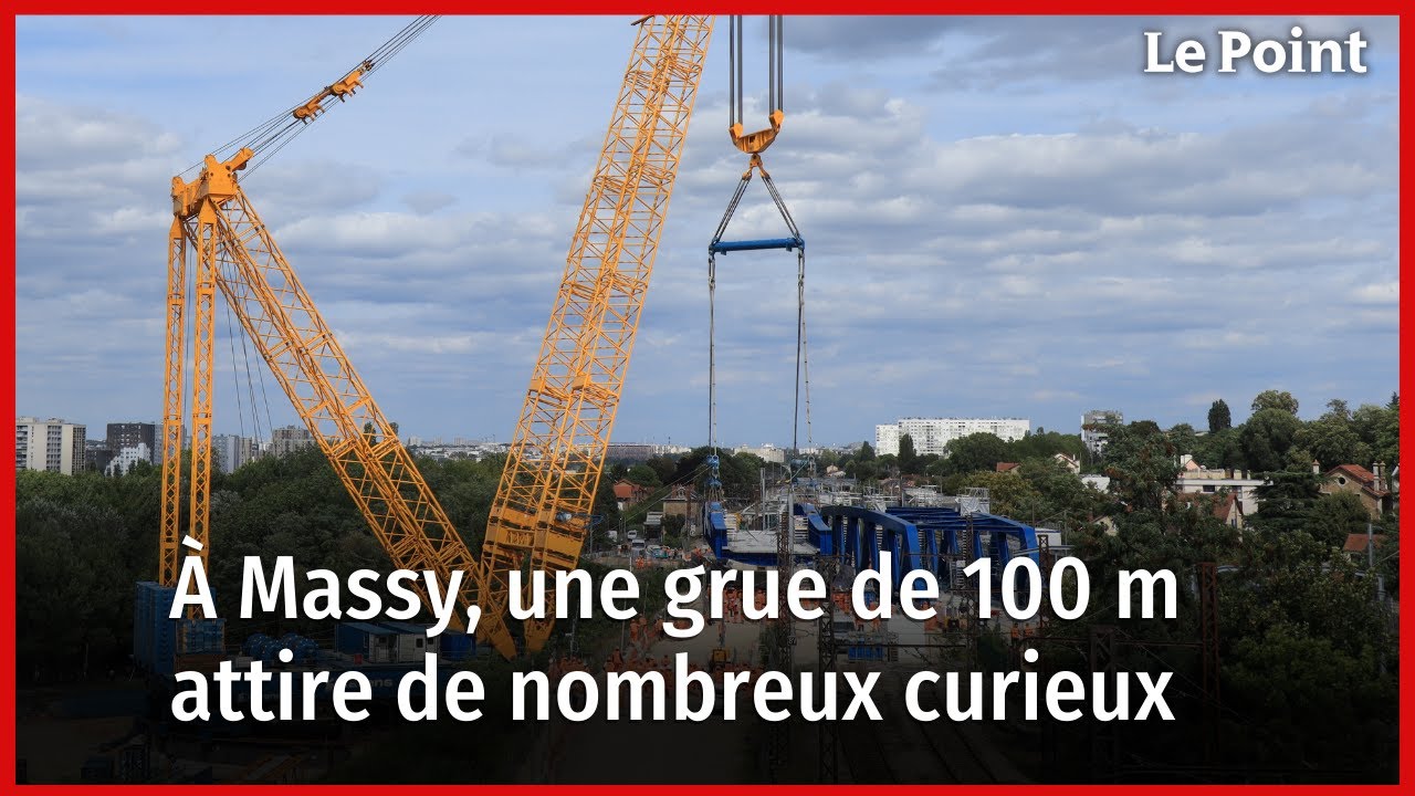 L'une des plus grandes grues du monde est à Massy (RER B et C)