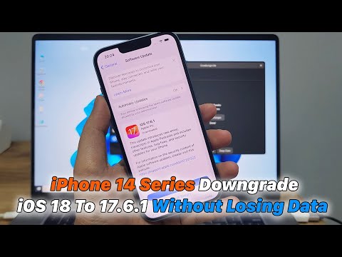 iPhone 14 Series Downgrade iOS 18 To 17.6.1 Without Losing Data