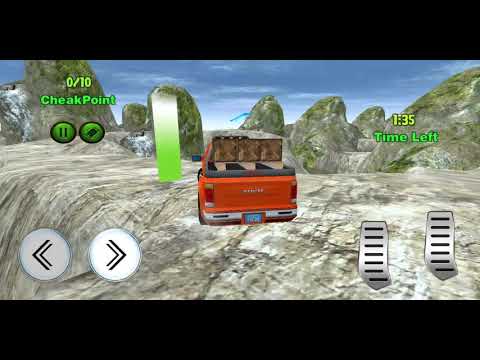 Level 8 { pickup truck driving simulator uphill 3D 2020 }