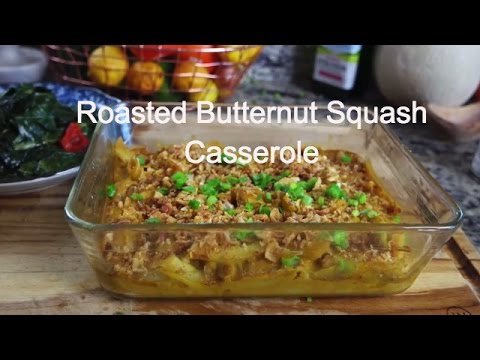 Roasted Butternut Vegan Squash Casserole- Awkward_in...