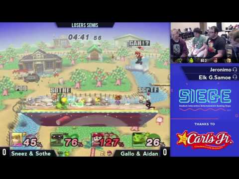 Siege - Doubles Losers Semis ft. Aidan & Gallo VS Sothe & Sneez