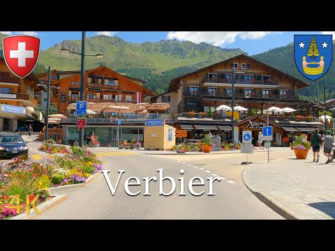Verbier Switzerland Drive 🇨🇭 | Verbier Resort 4k Scenic Drive