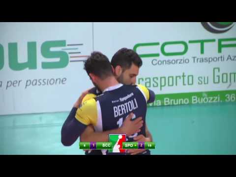 Gara 1 finale PO: BCC Castellana Grotte 2-3 Monini Spoleto