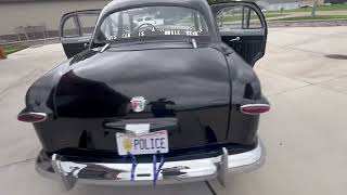 1950 Ford Deluxe Fordor Sedan Police Car Interior Tour