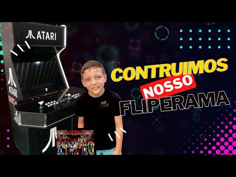 GRATIFICANTE! Construímos nosso próprio Fliperama! Quer saber como fizemos?