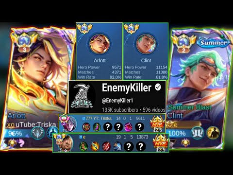 I played with the Clint goat Enemy Killer(11k match, 80% wr) and this happened... | MLBB