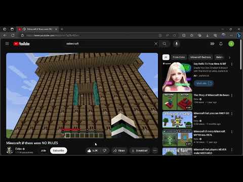 IsaiahReacts - Minecraft if there were NO RULES | My First Video