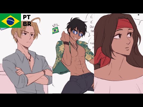 "Argentina acha o Brasil muy guapo!! (COMIC DUB)"